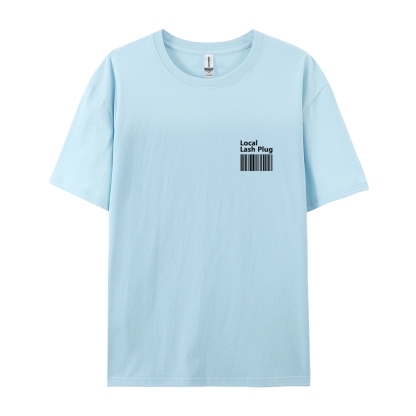 Local Lash Plug Casual Short Sleeve T-Shirt-moweekender