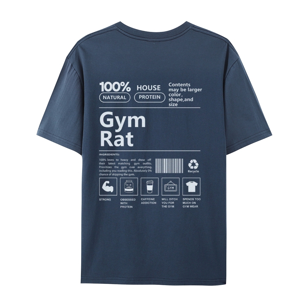 Gym Rat Casual Short Sleeve T-Shirt-moweekender