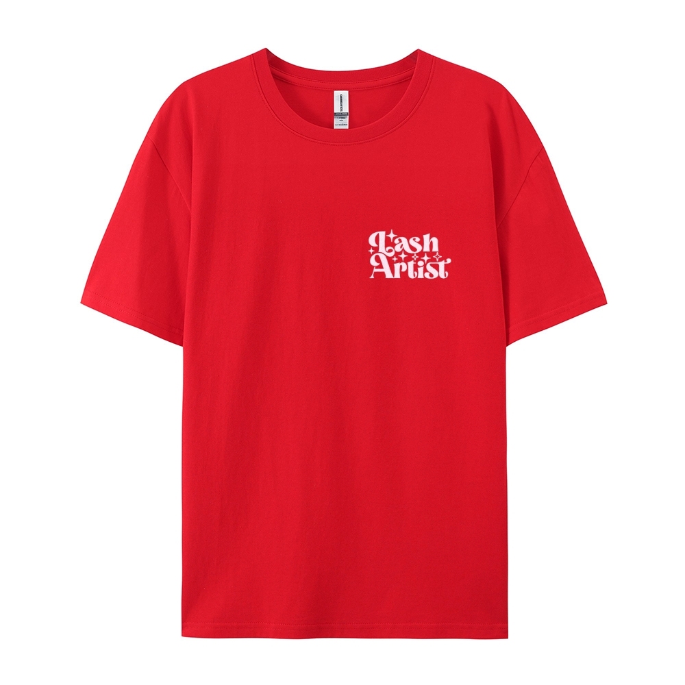 Lash Artist Casual Short Sleeve T-Shirt-moweekender
