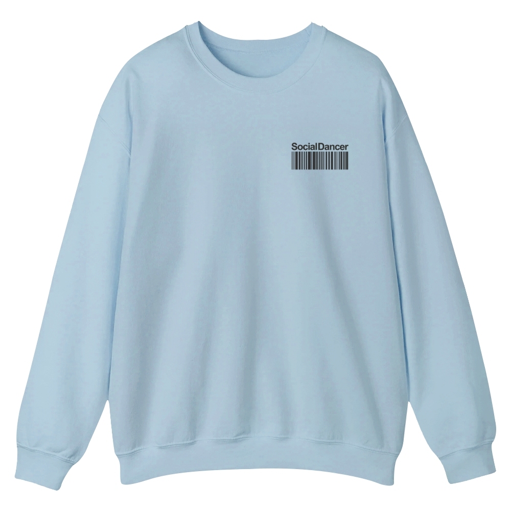 Social Dancer Casual Crewneck Sweatshirt-moweekender