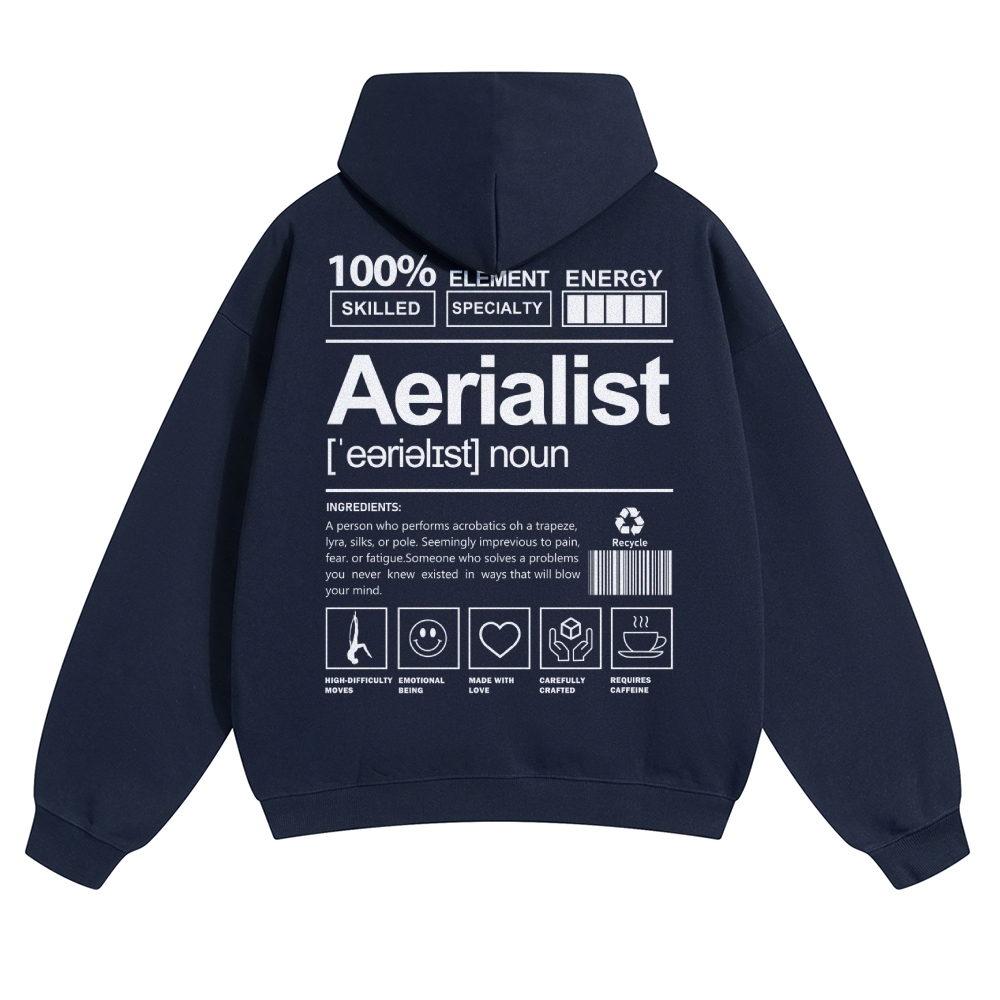 Aerialist Solid Color Hoodie-moweekender