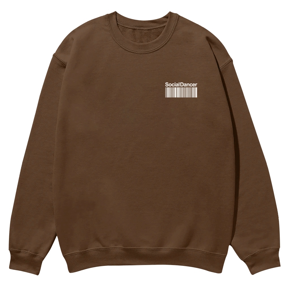 Social Dancer Casual Crewneck Sweatshirt-moweekender