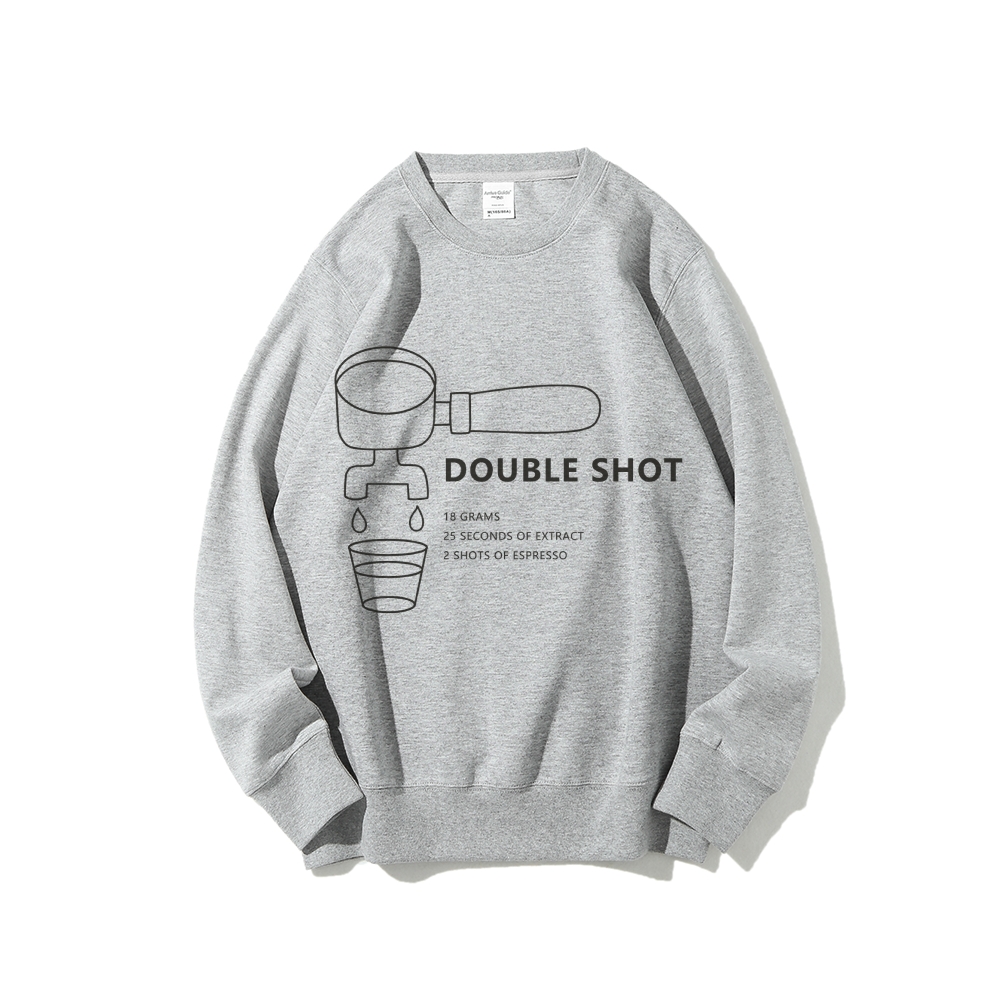 Double Shot Casual Crewneck Sweatshirt-moweekender