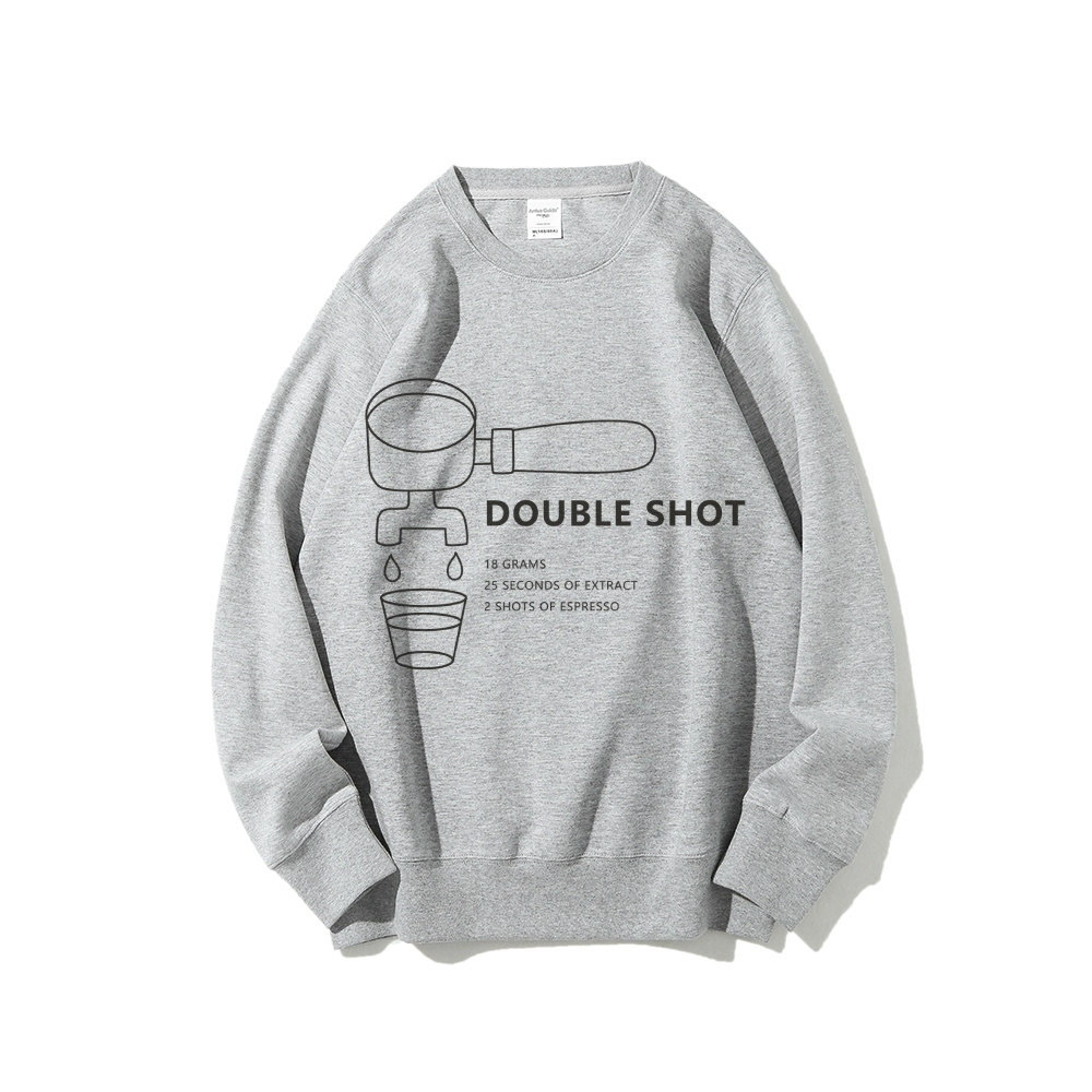 Double Shot Casual Crewneck Sweatshirt-moweekender