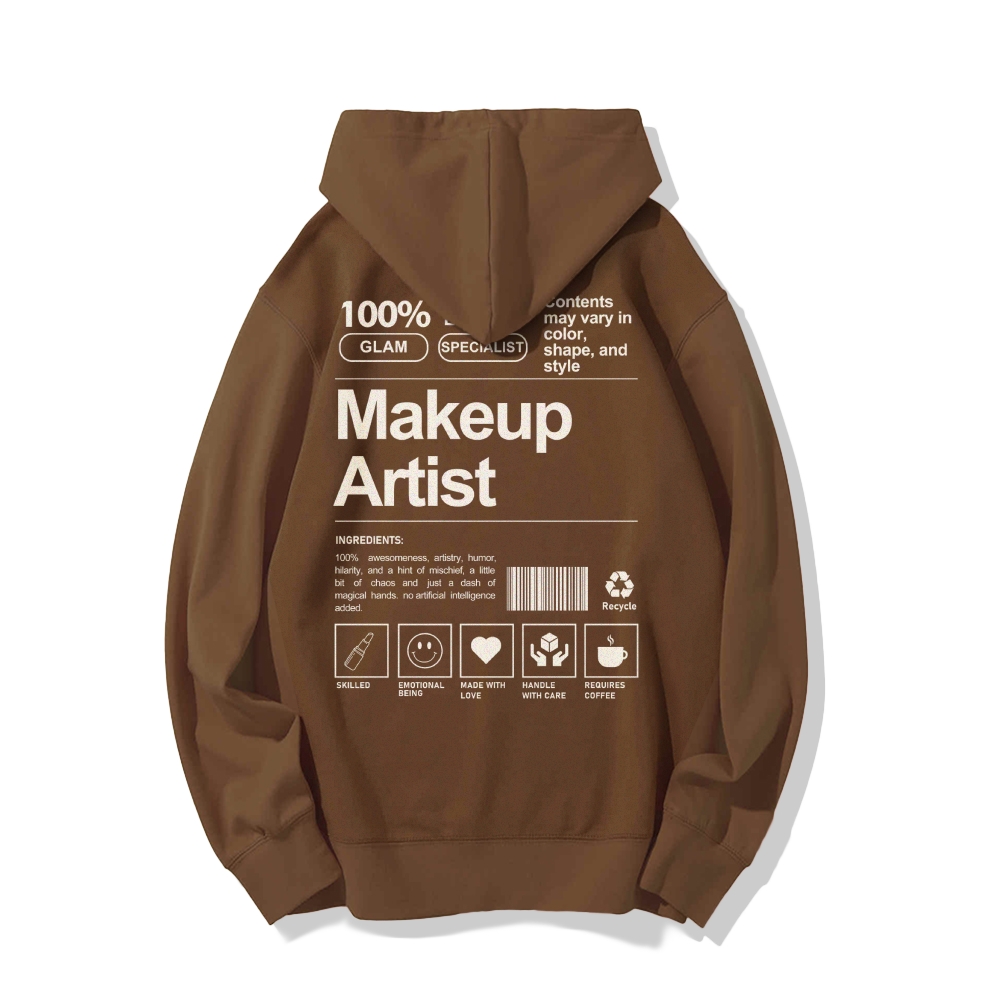 Makeup Artist Casual Hoodie-moweekender