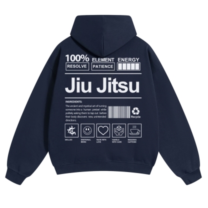 Jiu Jitsu Unisex Casual Anime Print Hoodie-moweekender