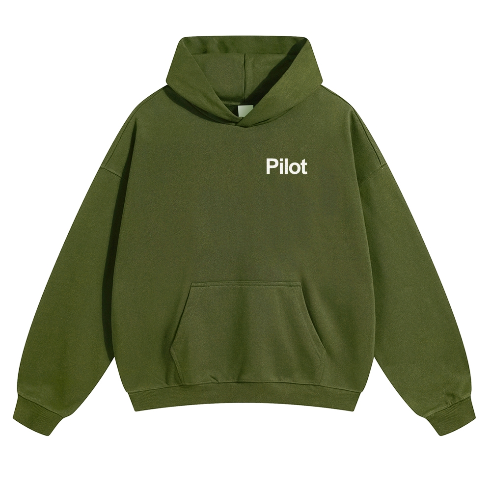 Pilot Solid Color Hoodie-moweekender