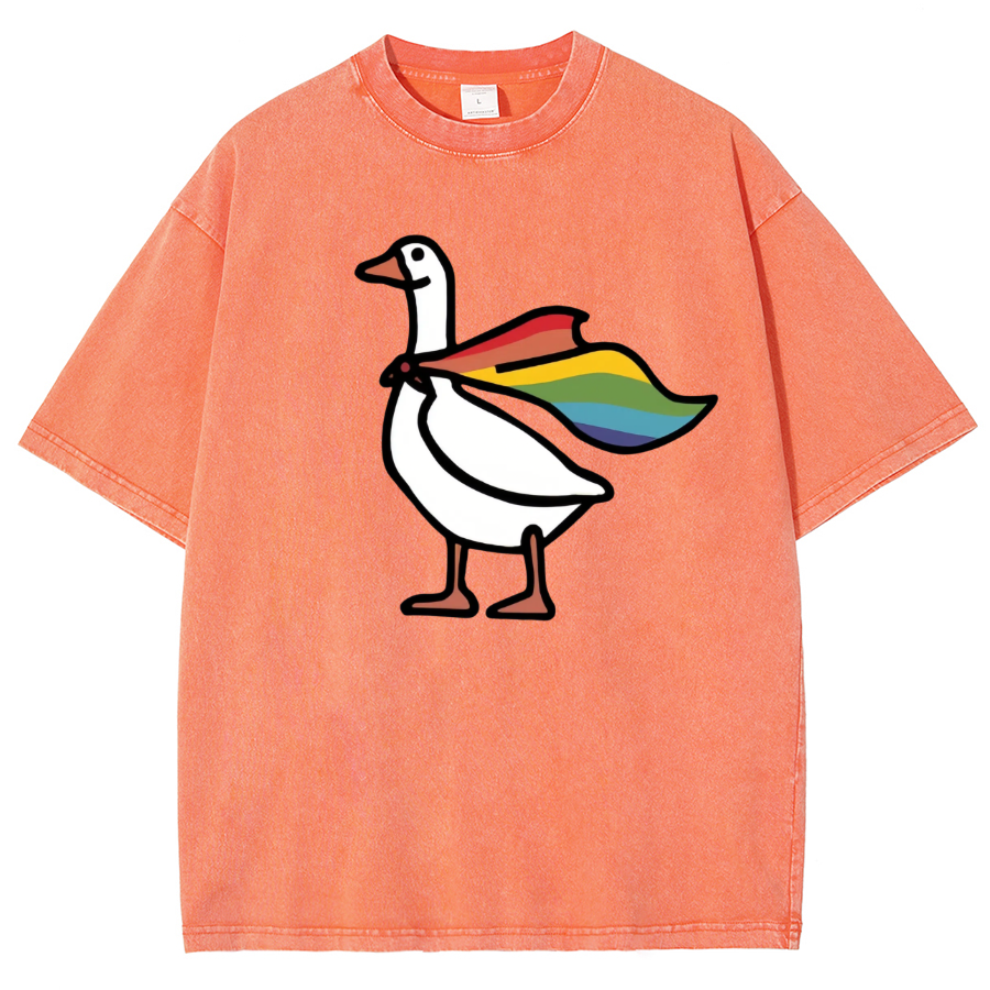 Goose Washed Oversized T-Shirt-moweekender