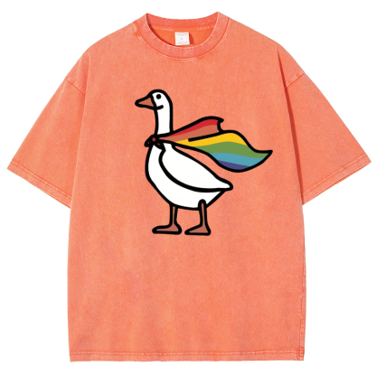 Goose Washed Oversized T-Shirt-moweekender