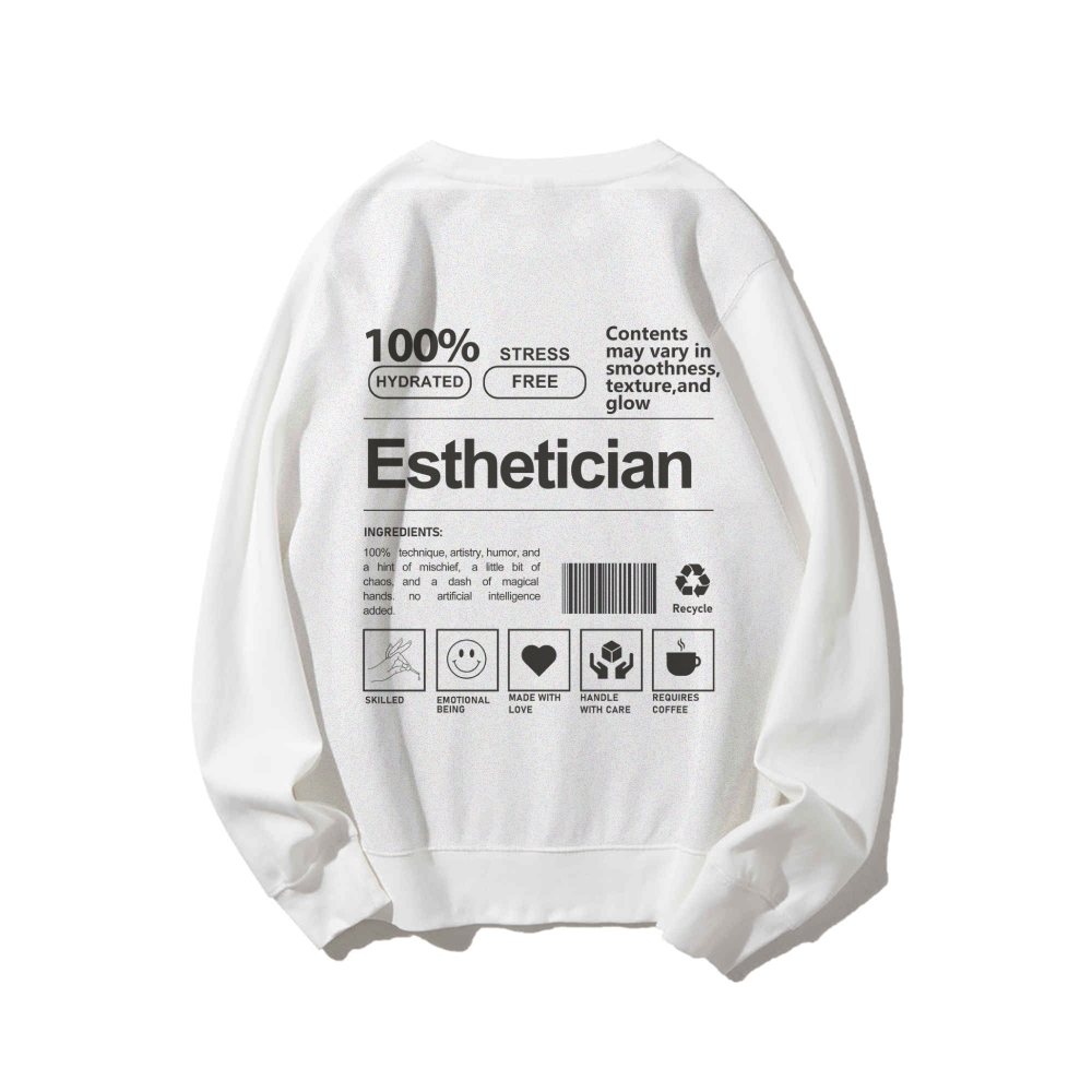 Esthetician Casual Crewneck Sweatshirt-moweekender