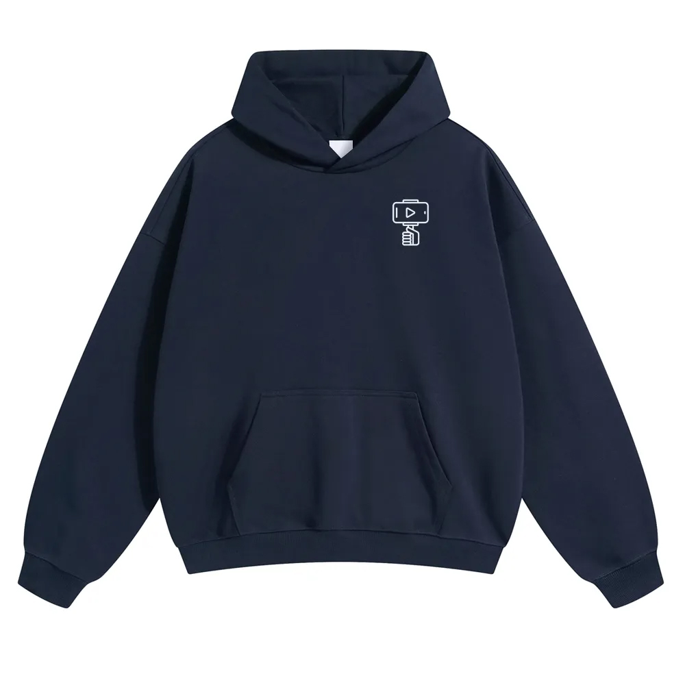 Vlogger Unisex Casual Anime Print Hoodie-moweekender