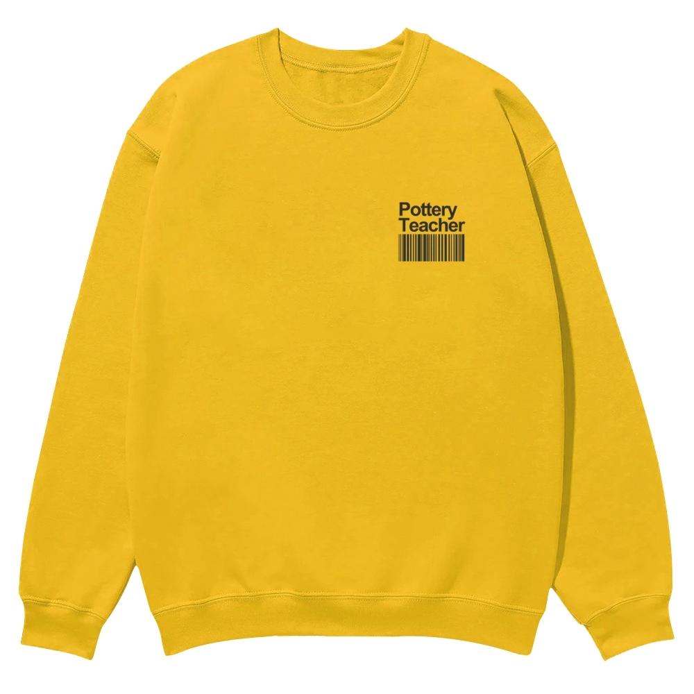Pottery Teacher Casual Crewneck Sweatshirt-moweekender
