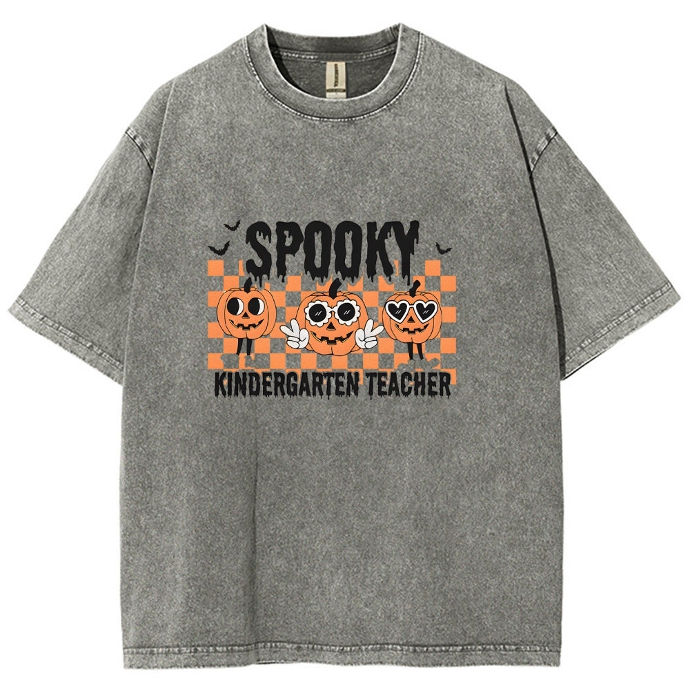 Halloween Unisex Fit Washed T-Shirt-moweekender