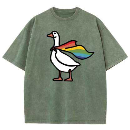 Goose Washed Oversized T-Shirt-moweekender