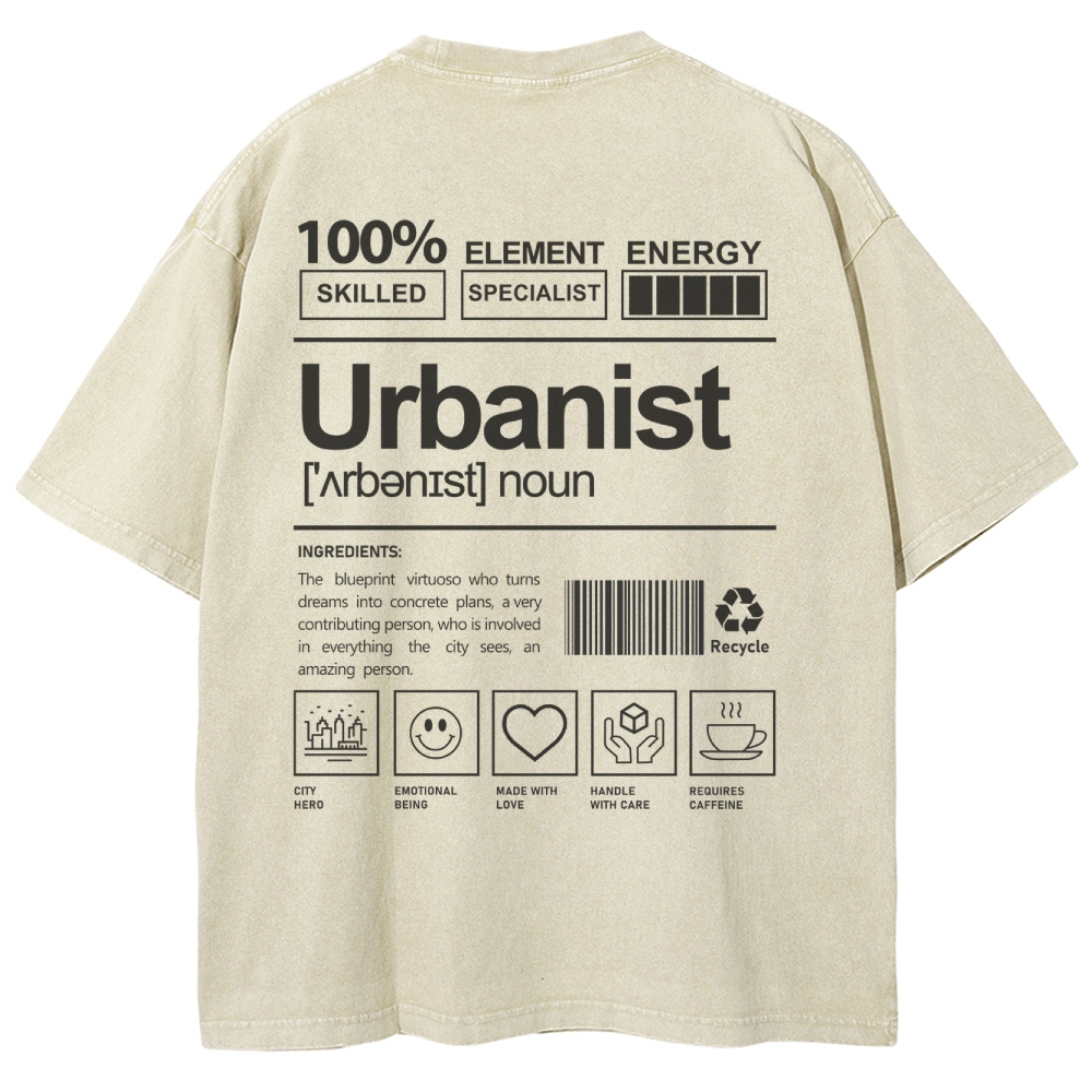 Urbanist Unisex Fit Washed T-Shirt-moweekender