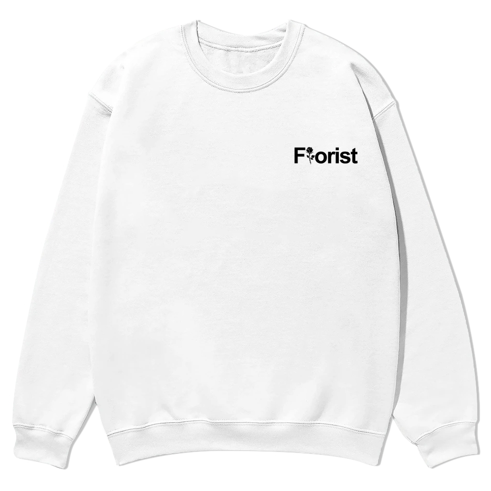 Florist Pattern Crew Neck Sweatshirt-moweekender