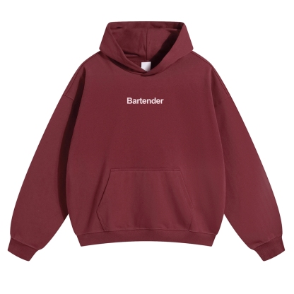 Bartender Unisex Casual Anime Print Hoodie-moweekender