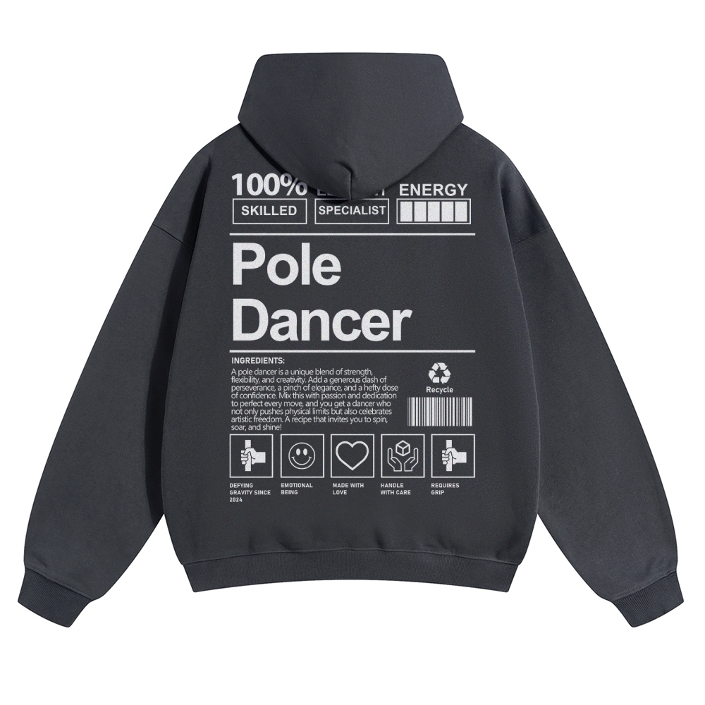 Pole Dancer Solid Color Hoodie