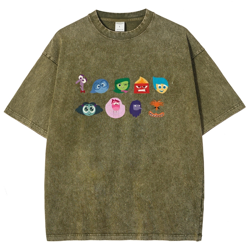 It's Okay To Feel All The Feels Washed T-shirt-moweekender