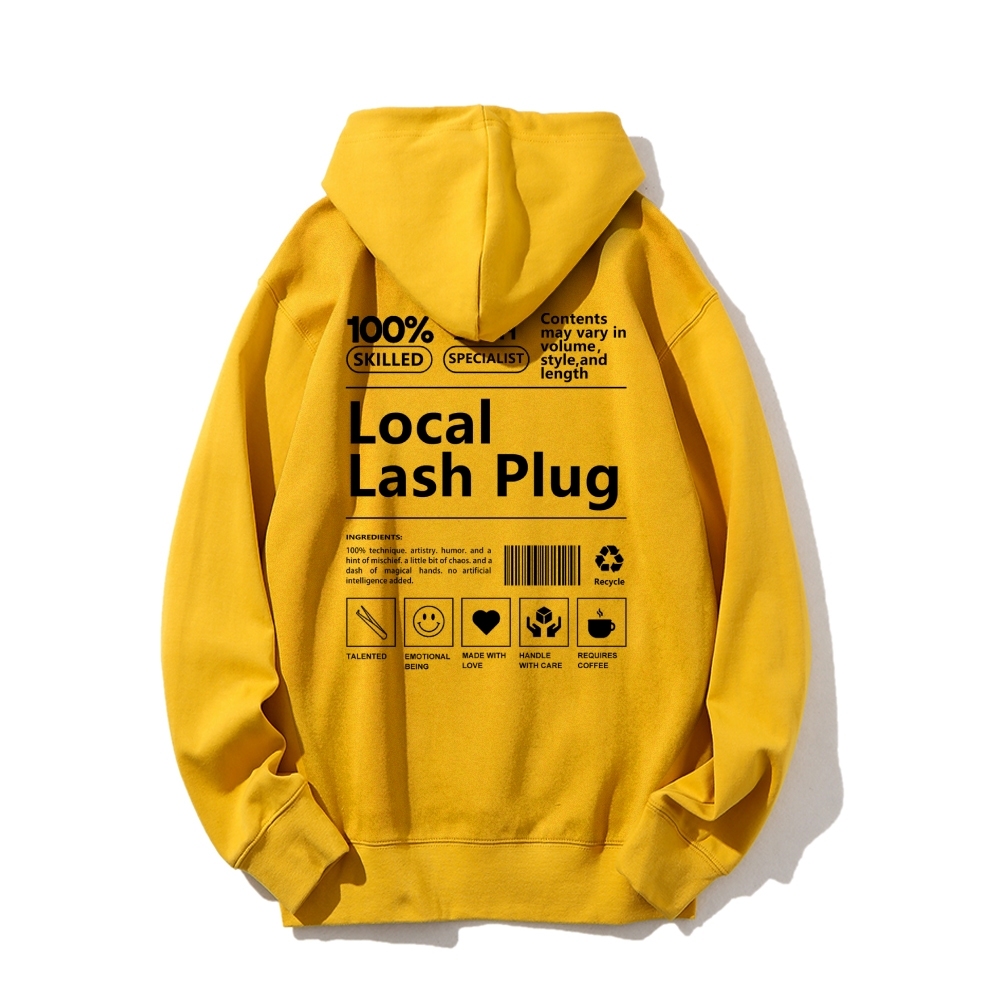 Local Last Plug Long Sleeved Hoodie-moweekender