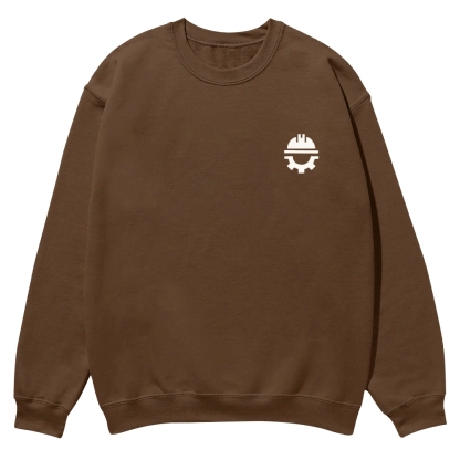 Civil Engineer Pattern Crew Neck Sweatshirt-moweekender