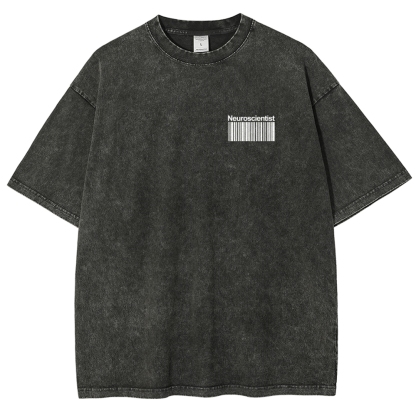 Neuroscientist Unisex Fit Washed T-Shirt-moweekender