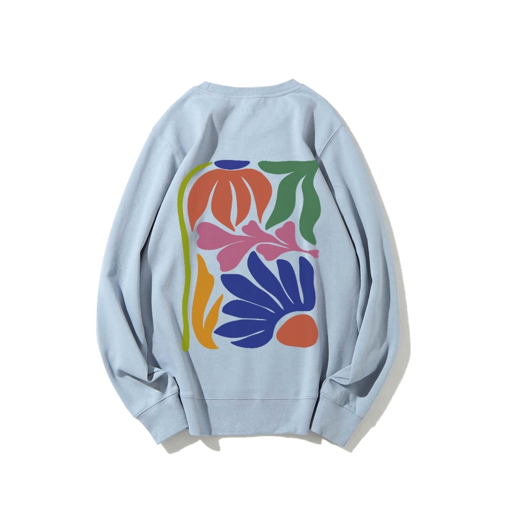 Wildflowers Matisse Art Casual Crewneck Sweatshirt-moweekender
