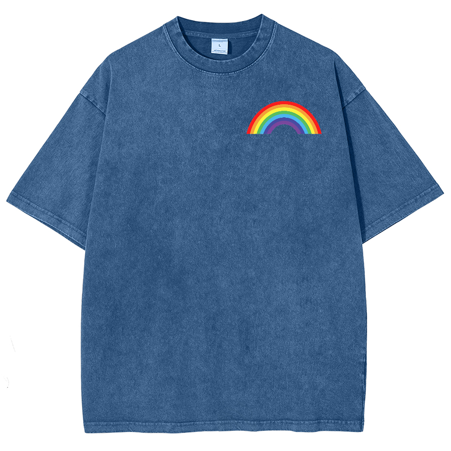 Pride Lift Unisex Vintage Washed Short Sleeve T-Shirt-moweekender
