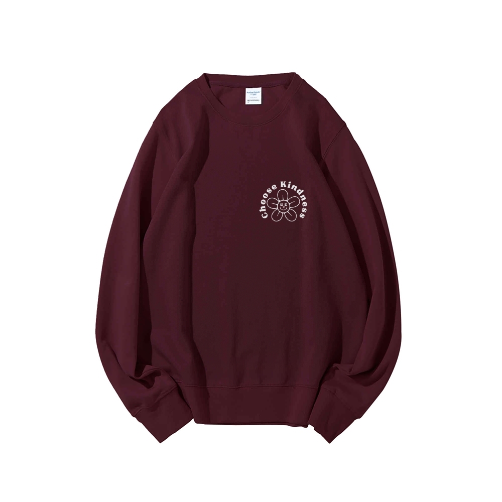 Choose Kindness Casual Crewneck Sweatshirt-moweekender