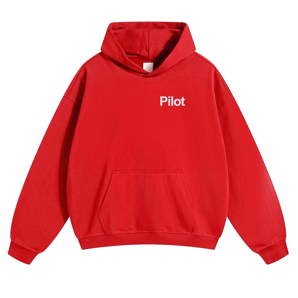 Pilot Solid Color Hoodie-moweekender