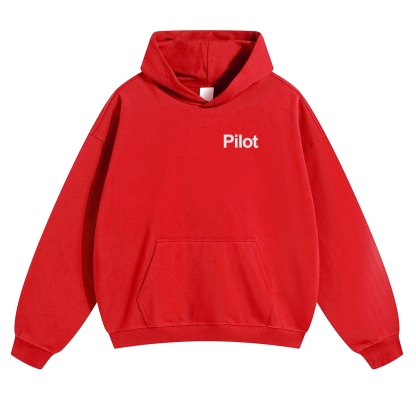 Pilot Solid Color Hoodie-moweekender