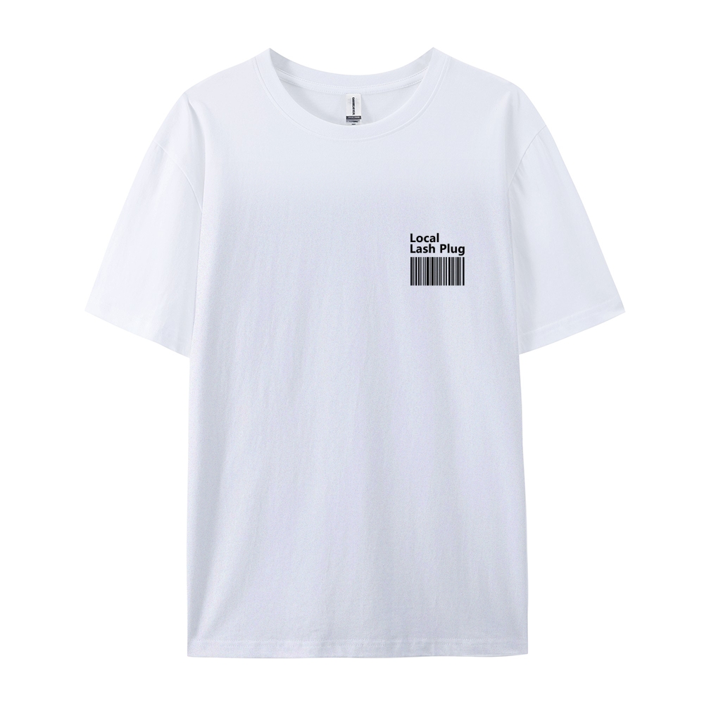 Local Lash Plug Casual Short Sleeve T-Shirt-moweekender
