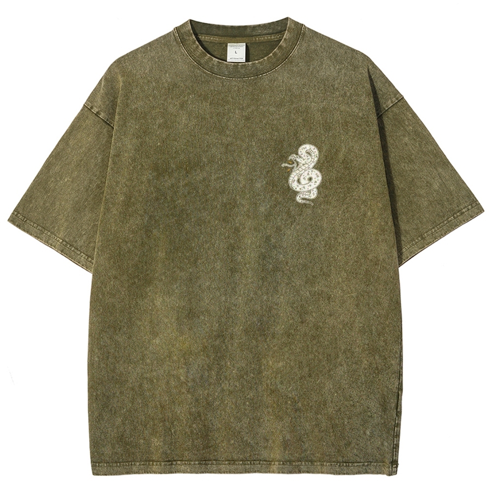 Long Live Rad Women Vintage Snowflake Washed T-Shirt-moweekender
