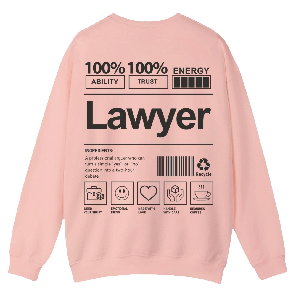 Lawyer Casual Crewneck Sweatshirt
