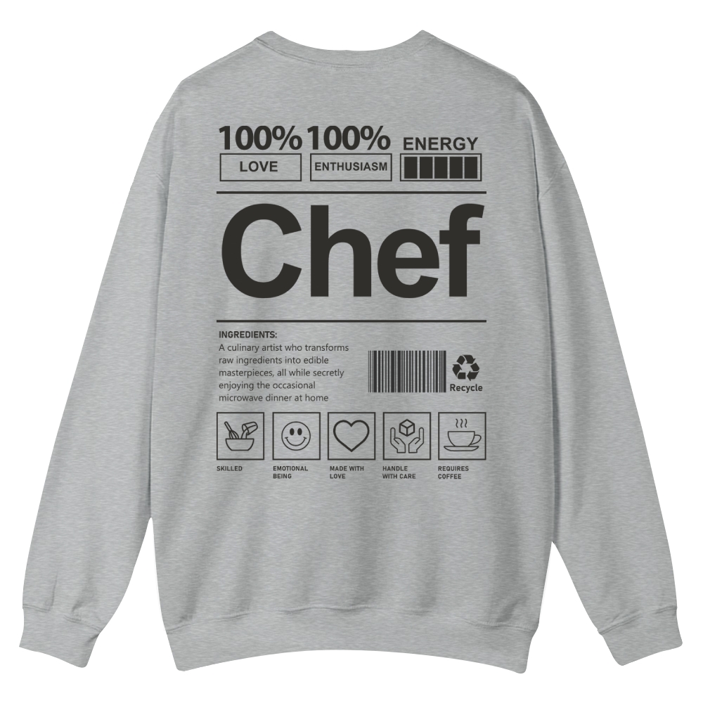 Chef Casual Crewneck Sweatshirt-moweekender