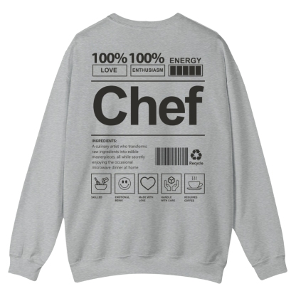 Chef Casual Crewneck Sweatshirt-moweekender
