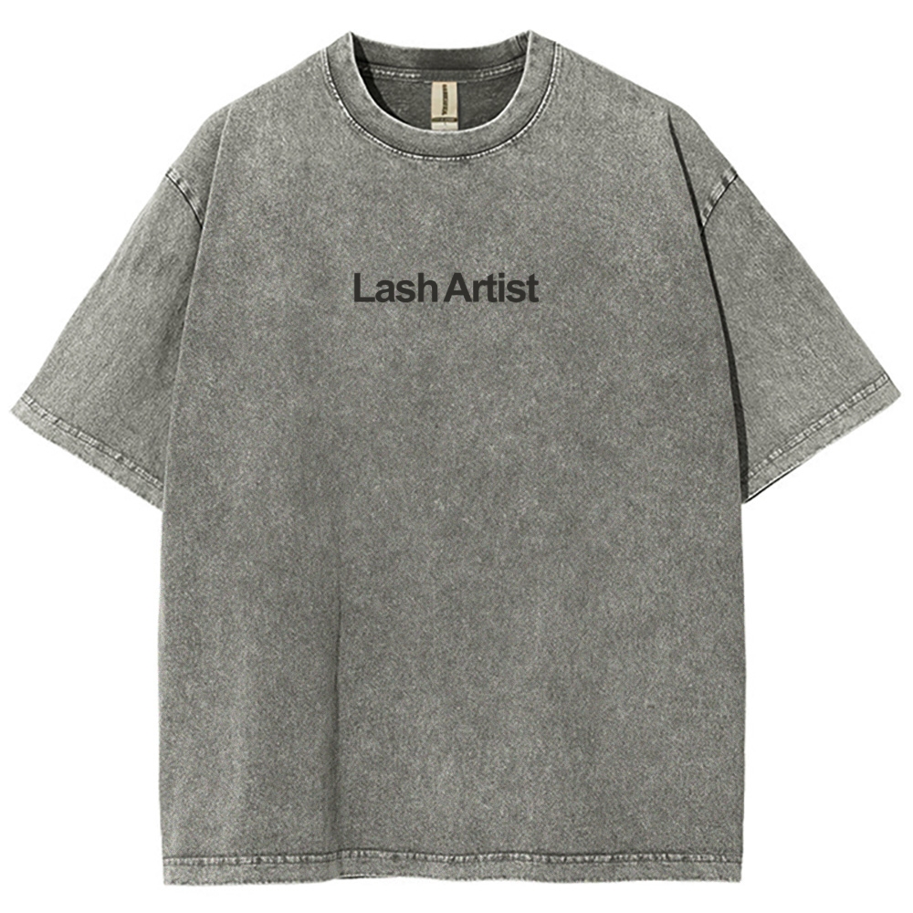 Lash Artist Unisex Fit Washed T-Shirt-moweekender