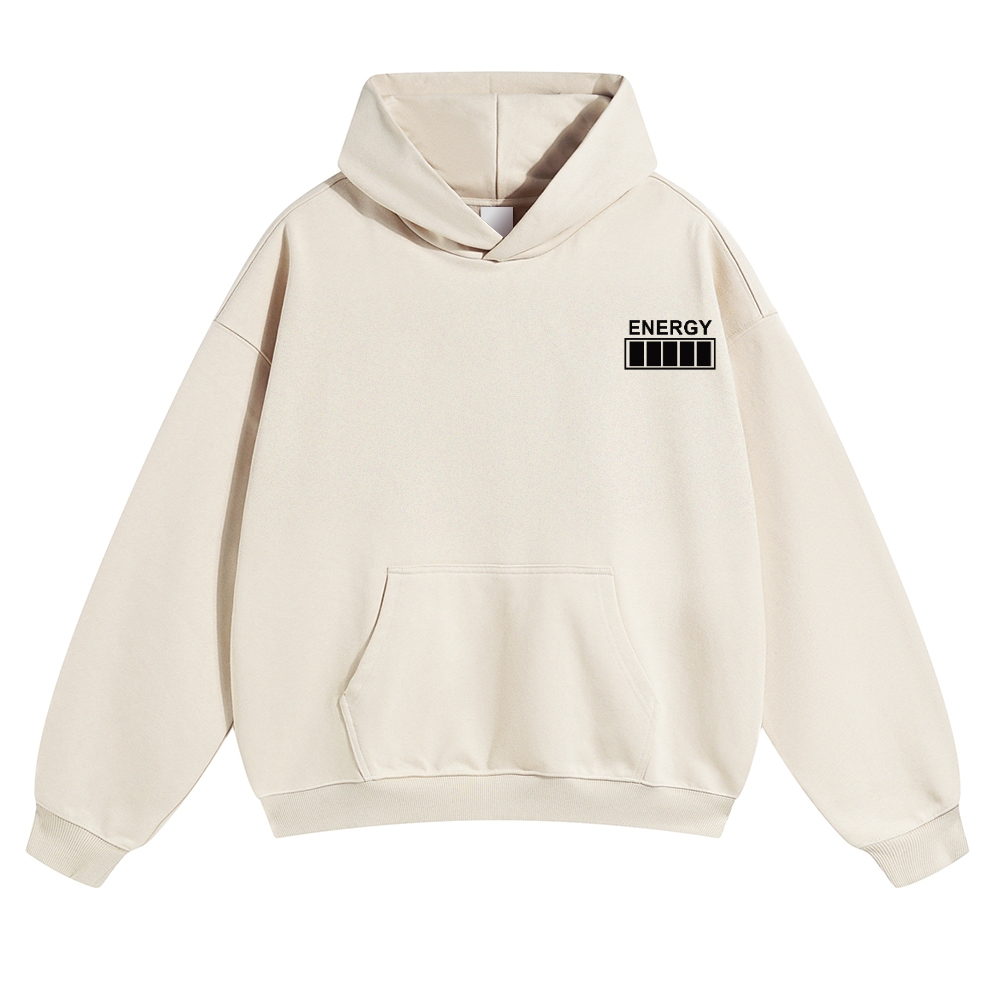 QR Code Customized Unisex Solid Hoodie