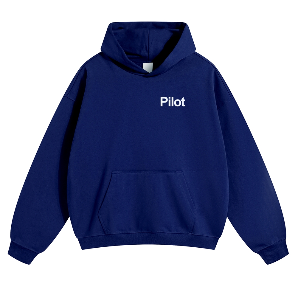 Pilot Solid Color Hoodie-moweekender