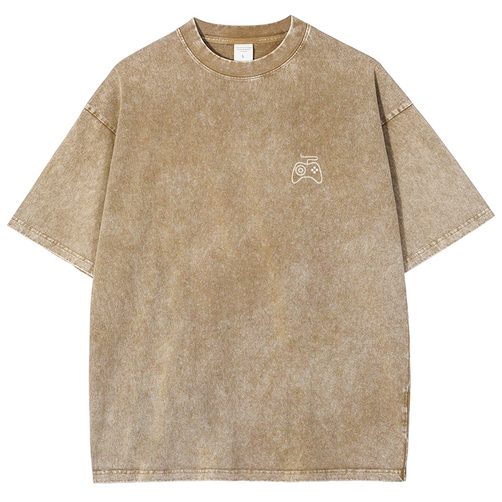 Gamer Unisex Fit Washed T-Shirt-moweekender