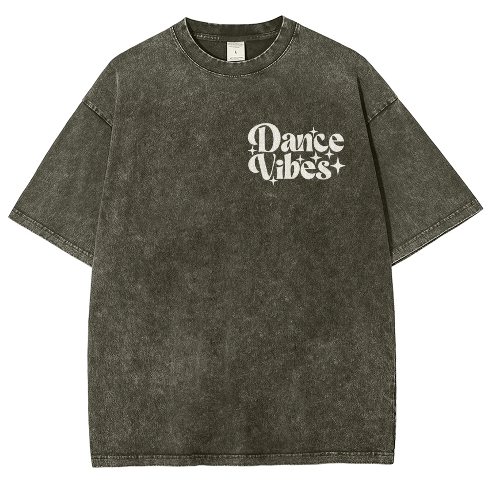 dance vibes Unisex Fit Washed T-Shirt-moweekender