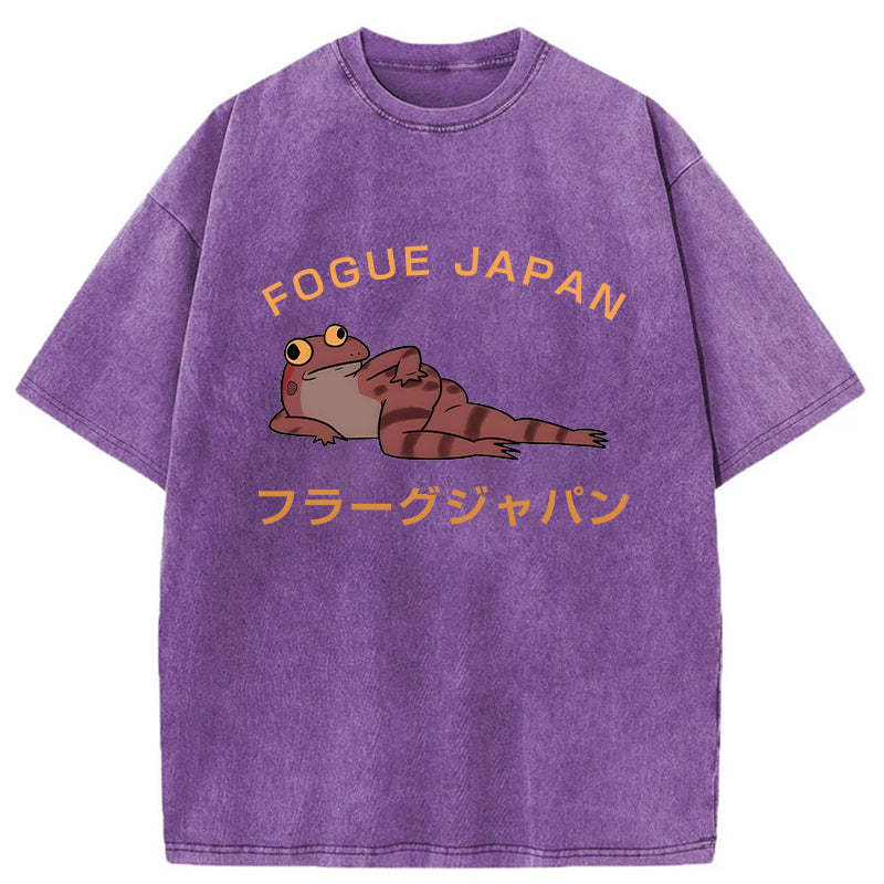 Fogue Funny Washed Vintage T-Shirt-moweekender