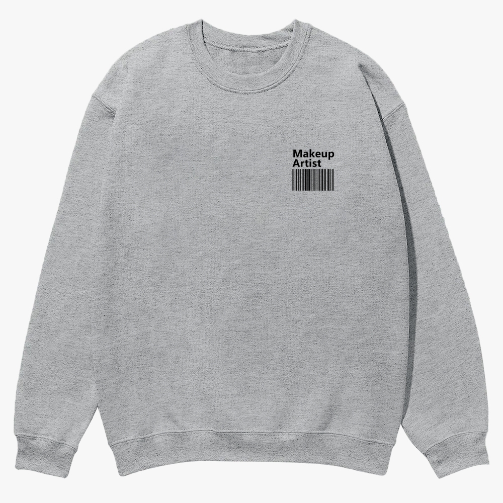 Makeup Artist Casual Crewneck Sweatshirt-moweekender