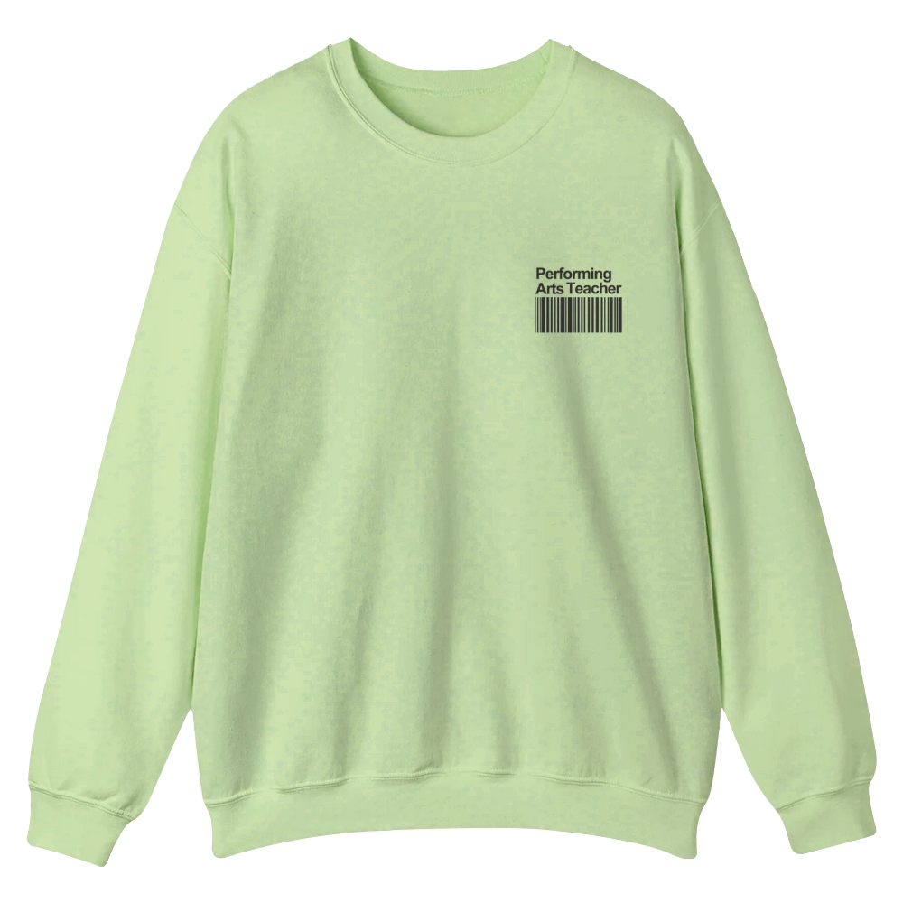 Performing Arts Teacher Casual Crewneck Sweatshirt-moweekender
