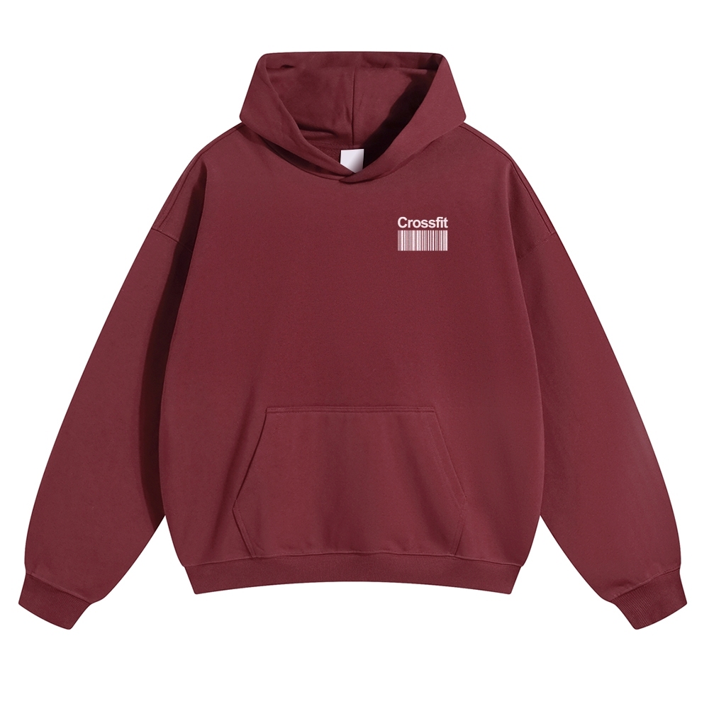 Crossfit Unisex Casual Anime Print Hoodie-moweekender