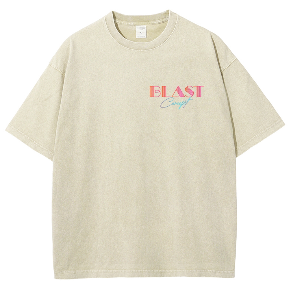 Unisex Fit Washed T-Shirt-moweekender
