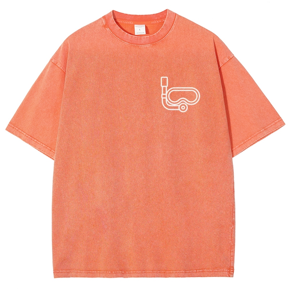Scuba Instructor Unisex Fit Washed T-Shirt