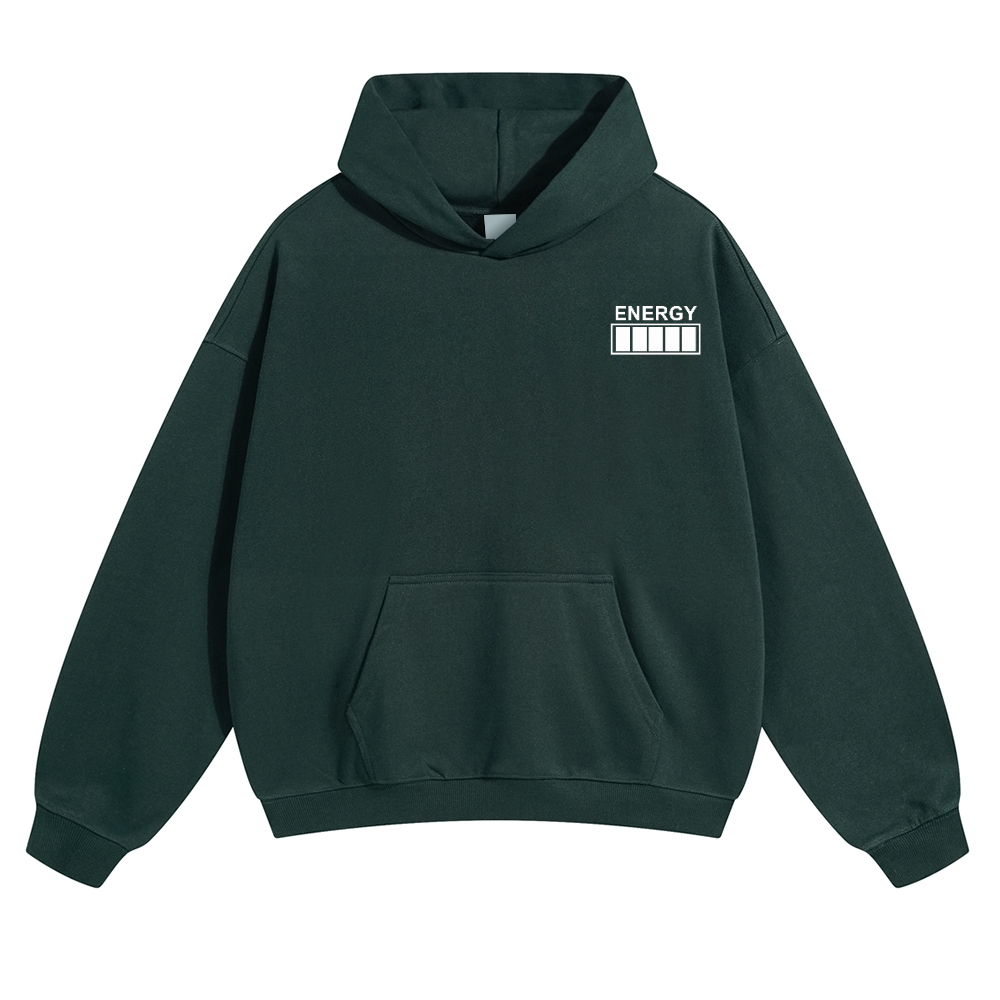 QR Code Customized Unisex Solid Hoodie