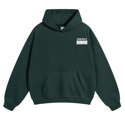 QR Code Customized Unisex Solid Hoodie