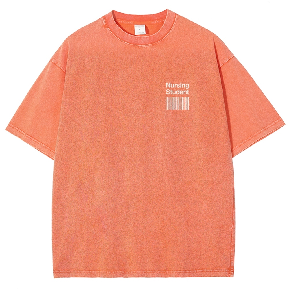 Nursing Student Unisex Fit Washed T-Shirt